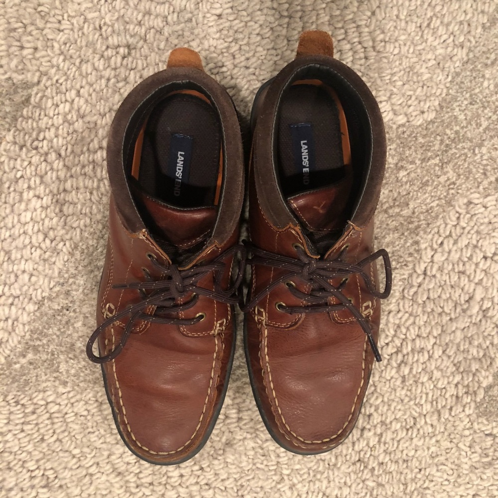 Lands end chukkah boots